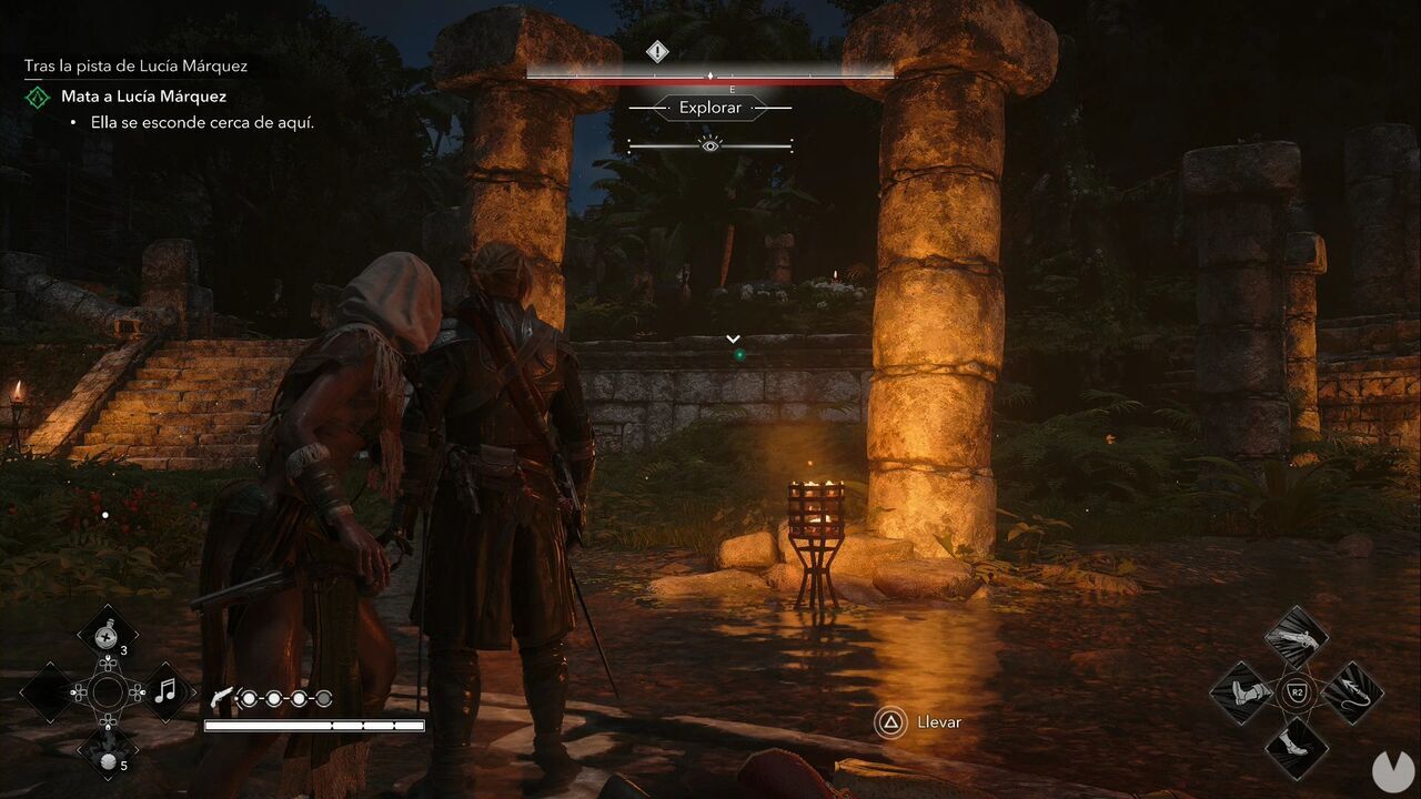 Assassin's Creed Black Flag Resynced - Templar Hunts, Op�a Apito; location of Lucia near the ruins