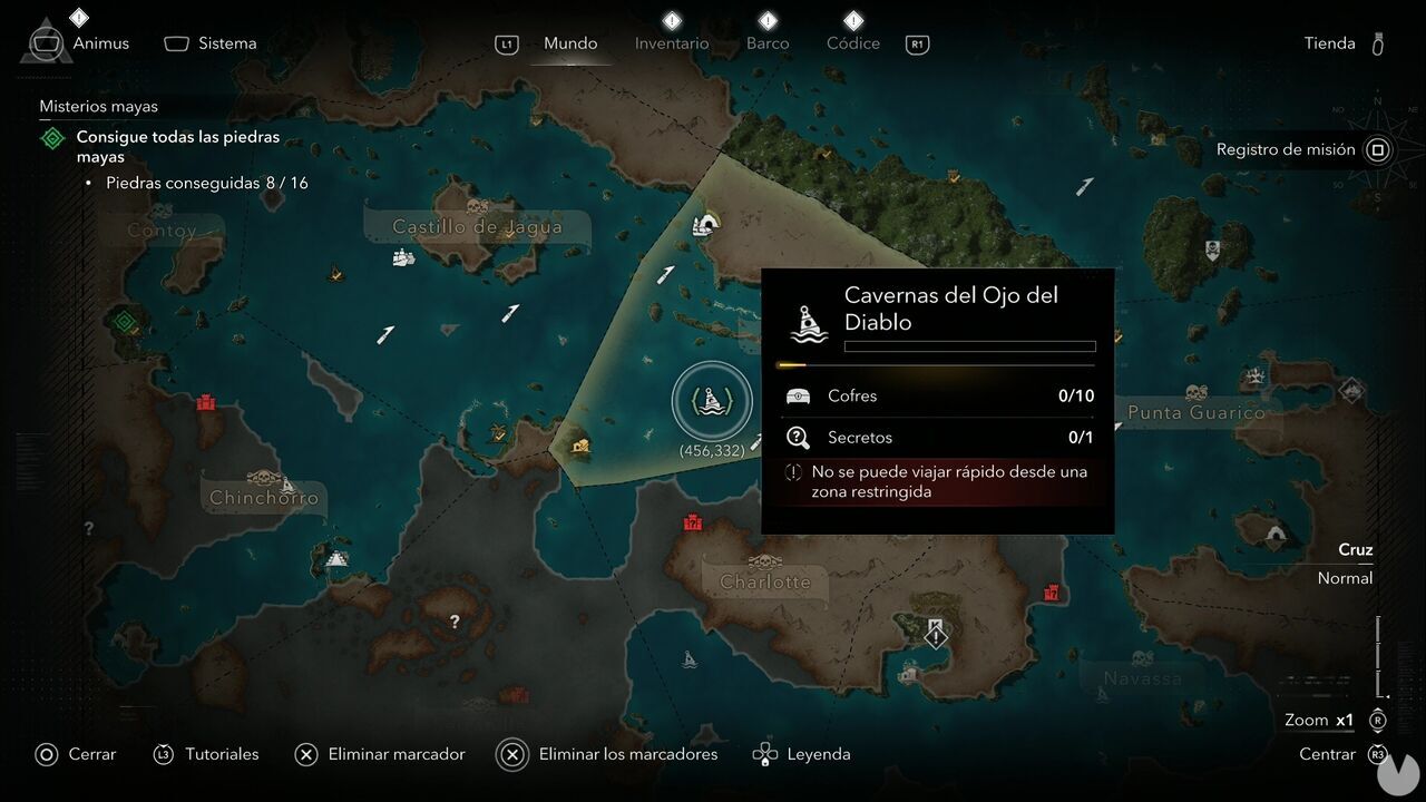 Assassin's Creed Black Flag Resynced - Underwater shipwrecks, location of Devil's Eye Caverns