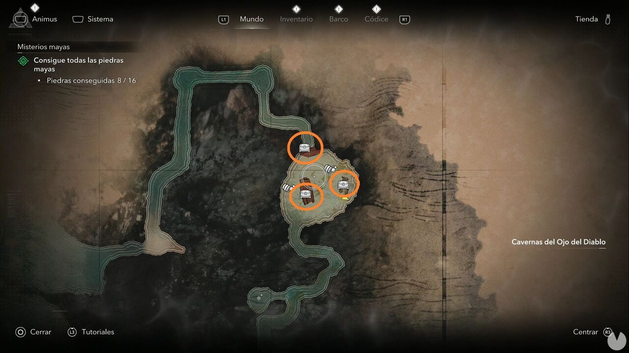 Assassin's Creed Black Flag Resynced - Underwater shipwrecks, chests in the second area of Devil's Eye Caverns