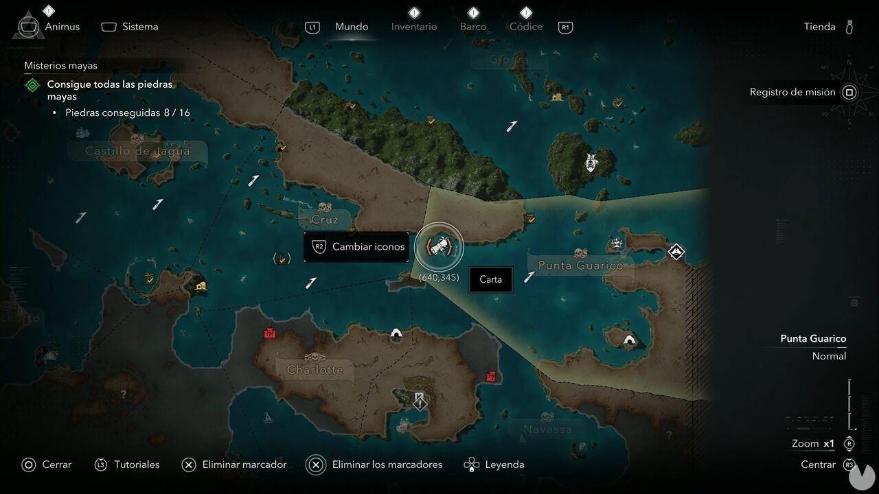 Assassin's Creed Black Flag Resynced - Letters, location of the Another Fryghtfull Reverie letter in southwestern Cumberland Bay