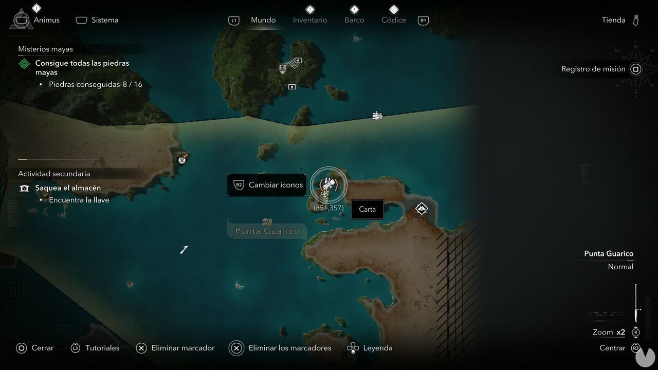 Assassin's Creed Black Flag Resynced - Letters, location of the What the Voices Saide letter in Tortuga, Punta Guarico
