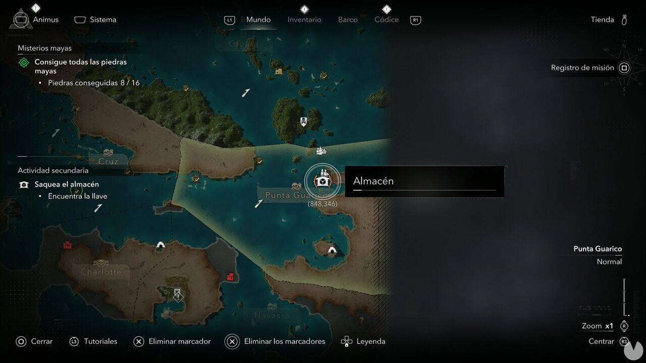 Assassin's Creed Black Flag Resynced - Warehouses, location of the Tortuga warehouse
