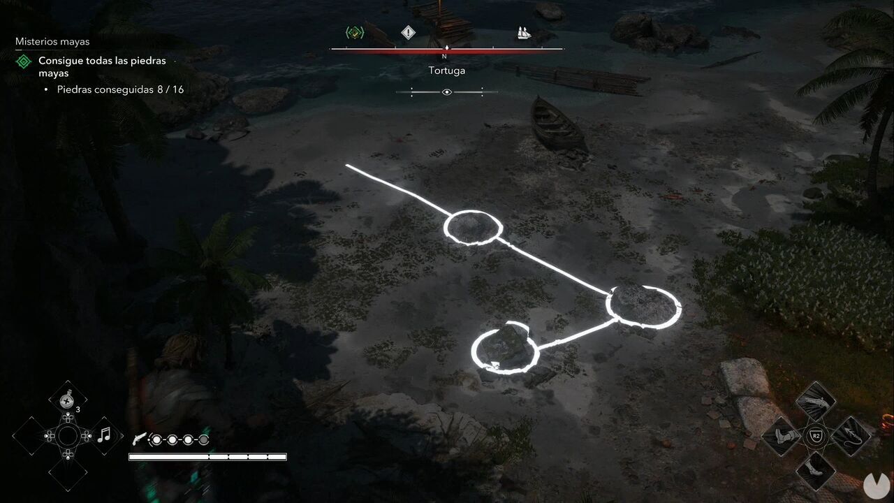 Assassin's Creed Black Flag Resynced - Mayan Stelae in Punta Guarico, solution to the Stela in northwestern Tortuga
