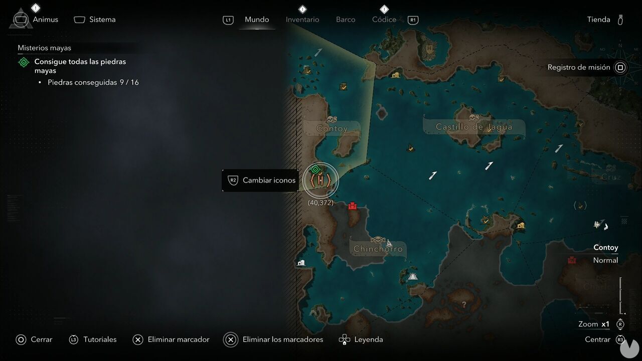 Assassin's Creed Black Flag Resynced - Treasure Maps, Tulum treasure location