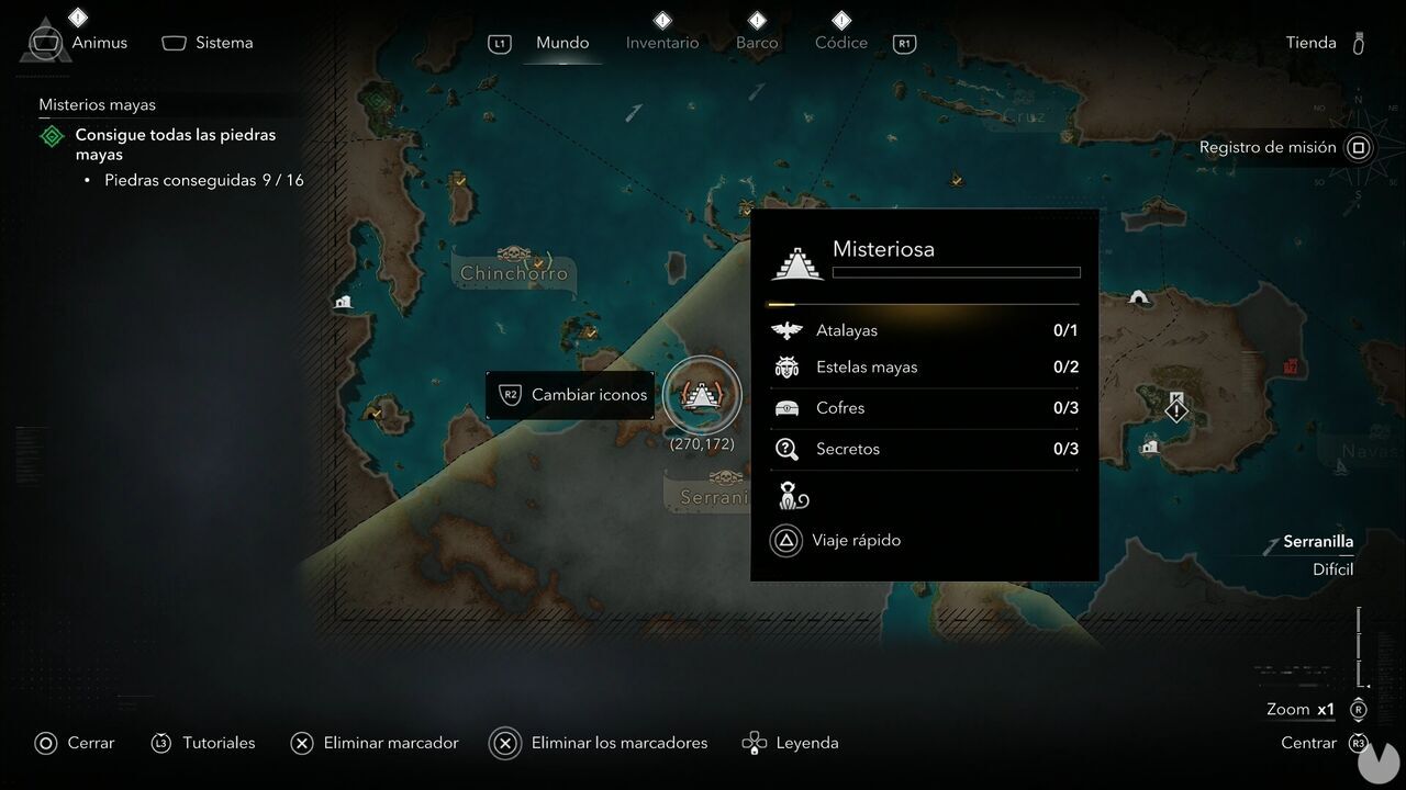 Assassin's Creed Black Flag Resynced - Treasure Maps, Misteriosa location