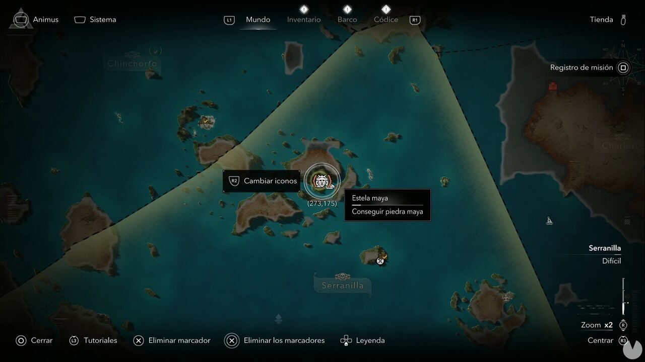 Assassin's Creed Black Flag Resynced - Mayan Stelae in Serranilla, location of one of the Misteriosa Stelae