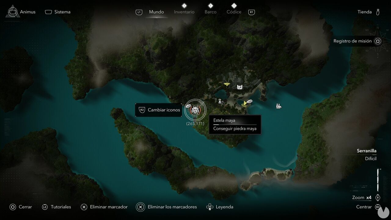 Assassin's Creed Black Flag Resynced - Mayan Stelae in Serranilla, location of one of the Misteriosa Stelae