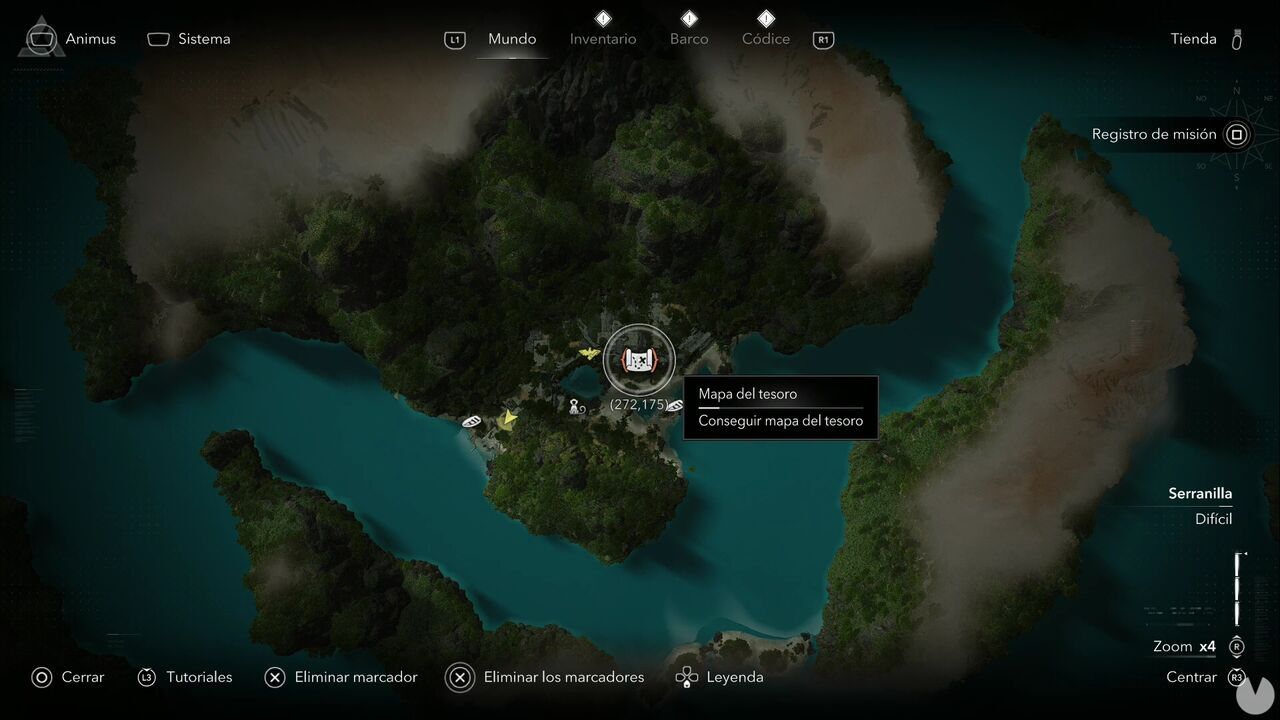 Assassin's Creed Black Flag Resynced - Treasure Maps, Kingston Treasure Map location