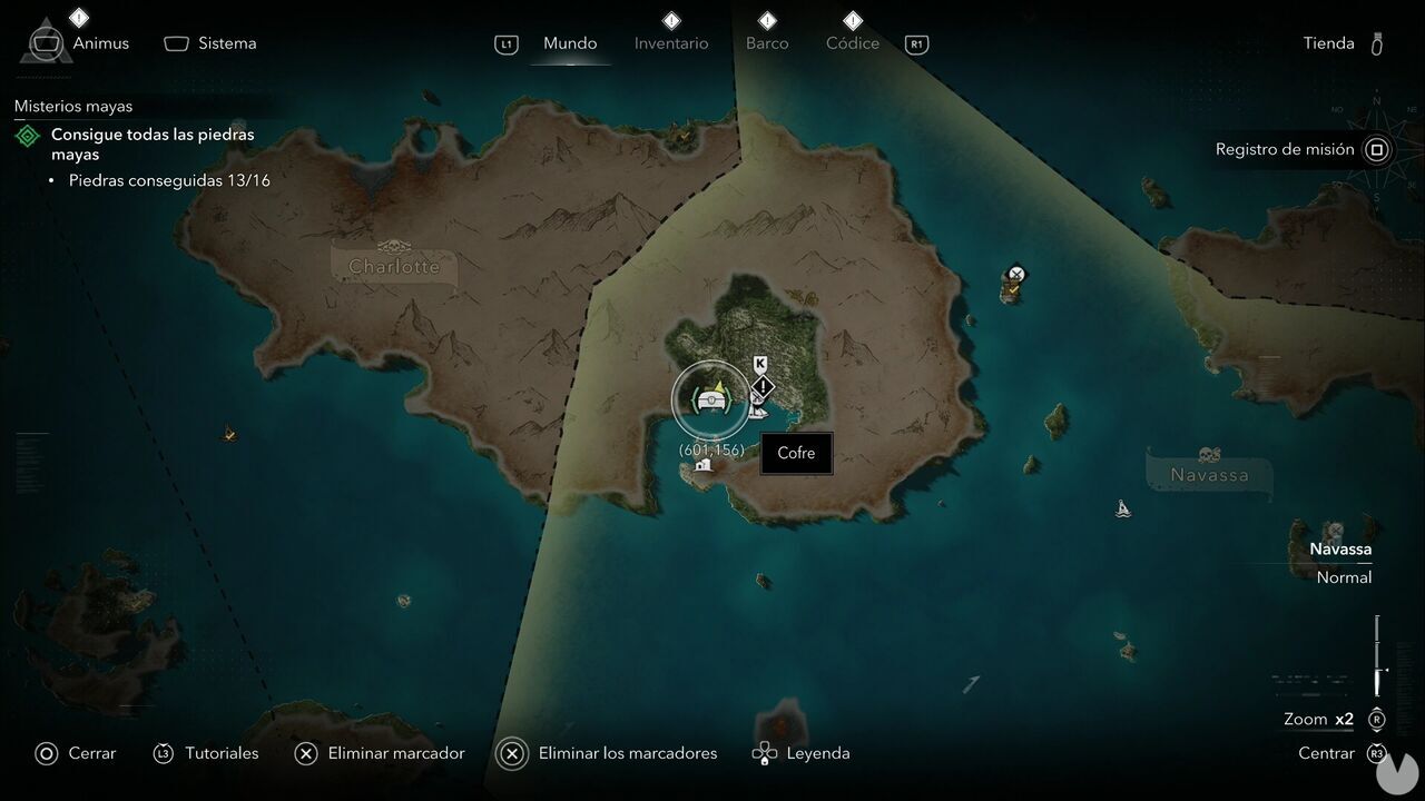 Assassin's Creed Black Flag Resynced - Chests in Navassa, location of one of the Kingston treasures