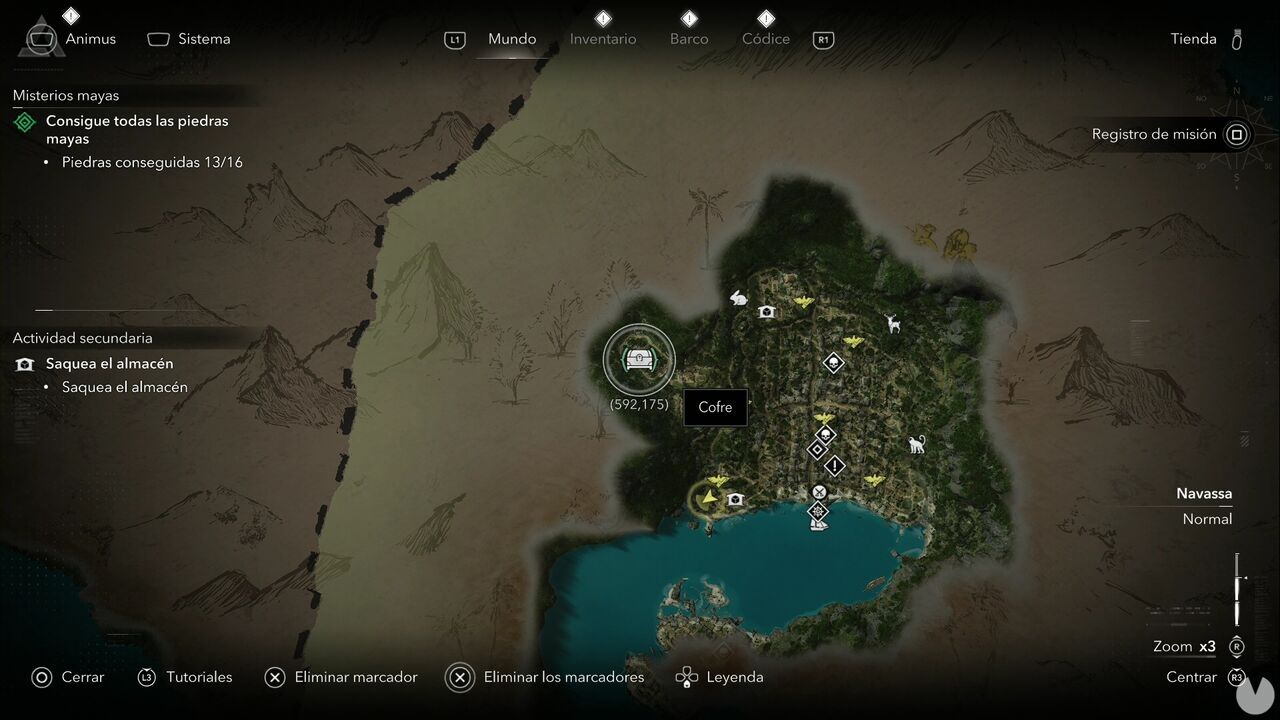 Assassin's Creed Black Flag Resynced - Chests in Navassa, location of one of the Kingston treasures