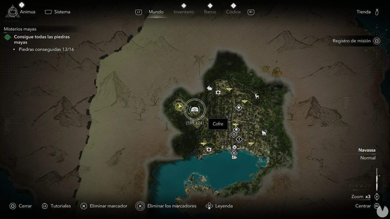 Assassin's Creed Black Flag Resynced - Chests in Navassa, location of one of the Kingston treasures