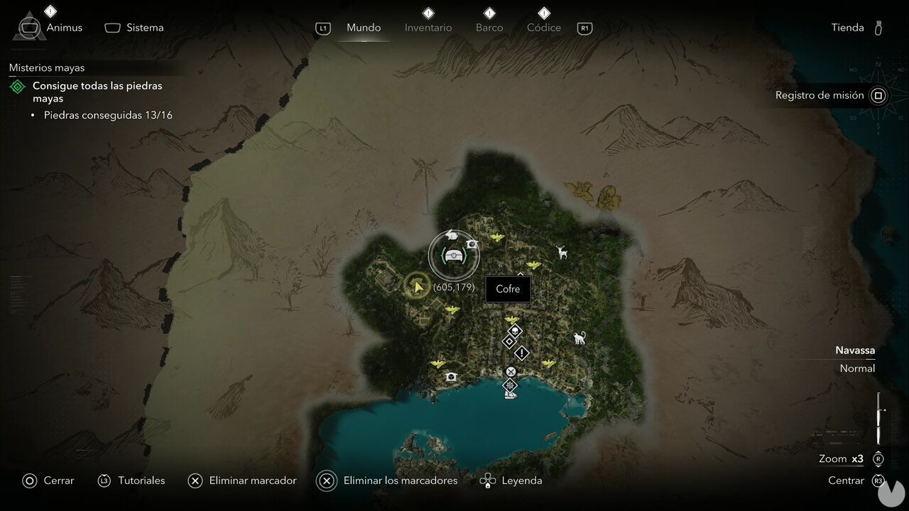 Assassin's Creed Black Flag Resynced - Chests in Navassa, location of one of the Kingston treasures