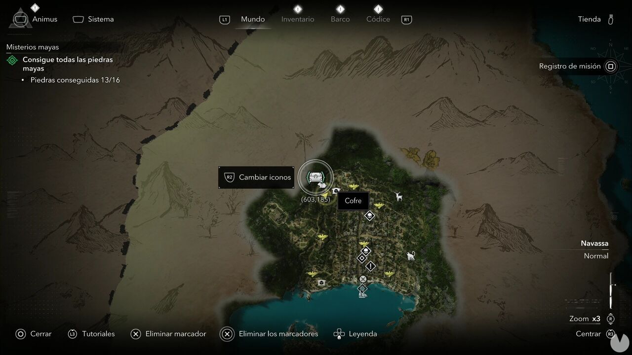 Assassin's Creed Black Flag Resynced - Chests in Navassa, location of one of the Kingston treasures