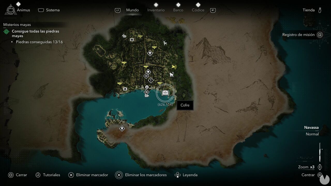 Assassin's Creed Black Flag Resynced - Chests in Navassa, location of one of the Kingston treasures