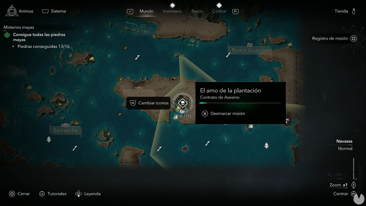 Assassin's Creed Black Flag Resynced - Assassin Contracts, location in Kingston where The Plantation Master can be started