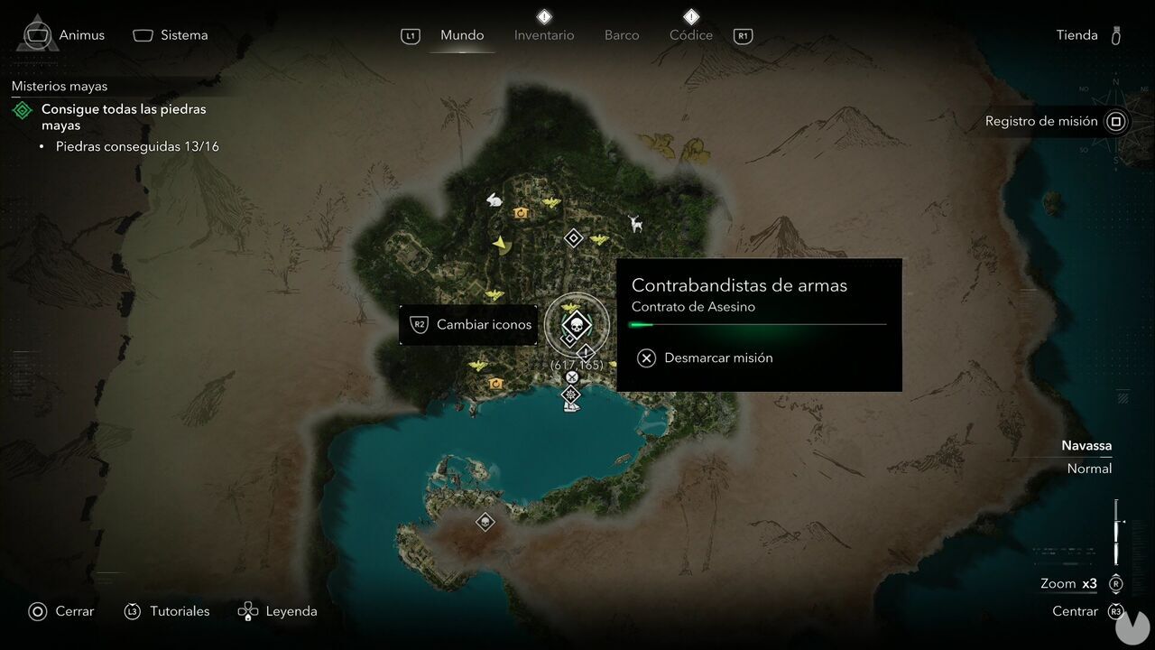 Assassin's Creed Black Flag Resynced - Assassin Contracts, location in Kingston where The Weapons Smugglers can be started