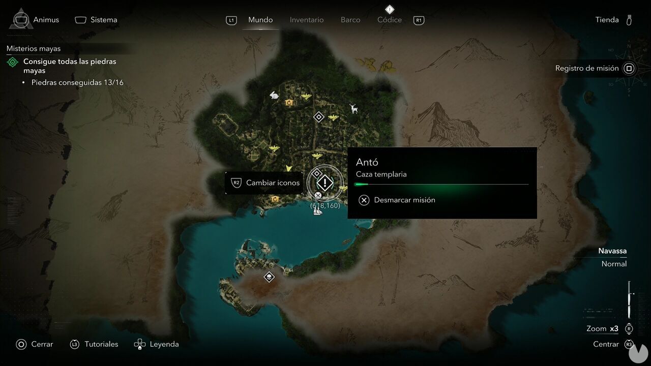Assassin's Creed Black Flag Resynced - Templar Hunts, Ant�; location of Ant� in southeastern Kingston, where his third mission begins