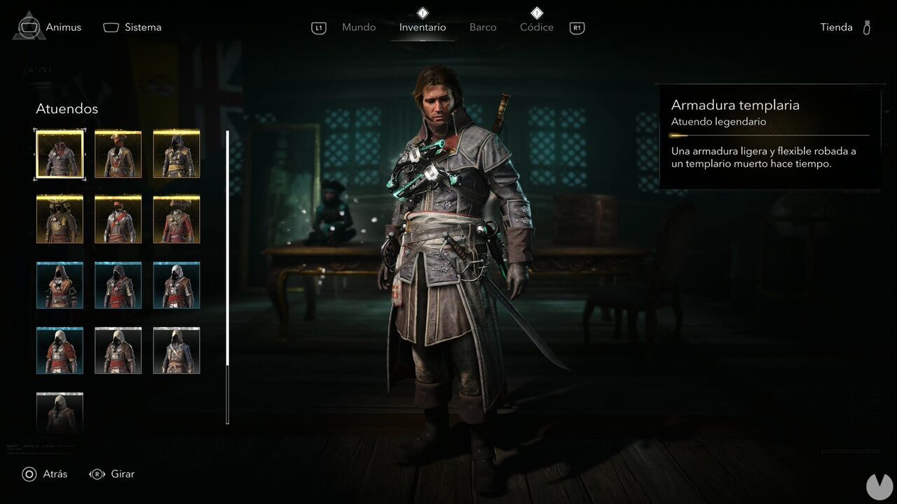 Assassin's Creed Black Flag Resynced - Outfits, Templar Armor