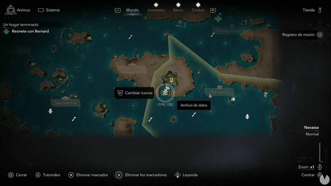Assassin's Creed Black Flag Resynced - Data Files, location of Leaked Message Thread in southern Port Royal