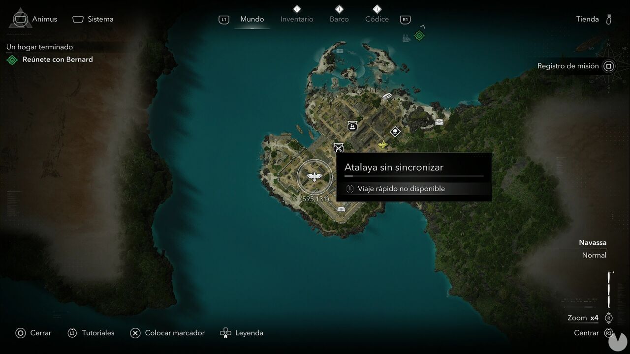 Assassin's Creed Black Flag Resynced - Viewpoints in Navassa, location of one of the Port Royal viewpoints