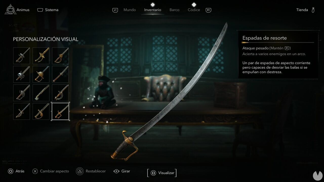 Assassin's Creed Black Flag Resynced - Weapons, Spring-Steel Swords