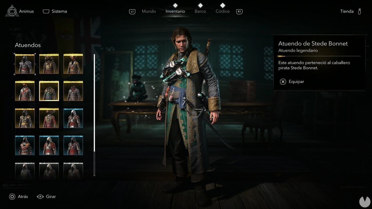 Assassin's Creed Black Flag Resynced - Outfits, Stede Bonnet's Attire