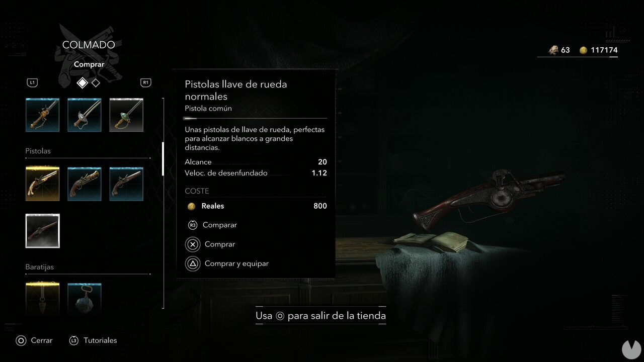Assassin's Creed Black Flag Resynced - Weapons, Standard Wheellock Pistols