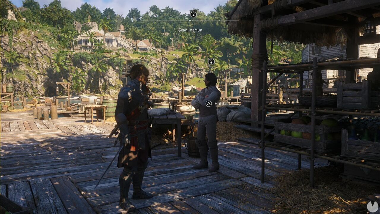 Assassin's Creed Black Flag Resynced - Map Fragments, location of the Treasure Dealer in Great Inagua