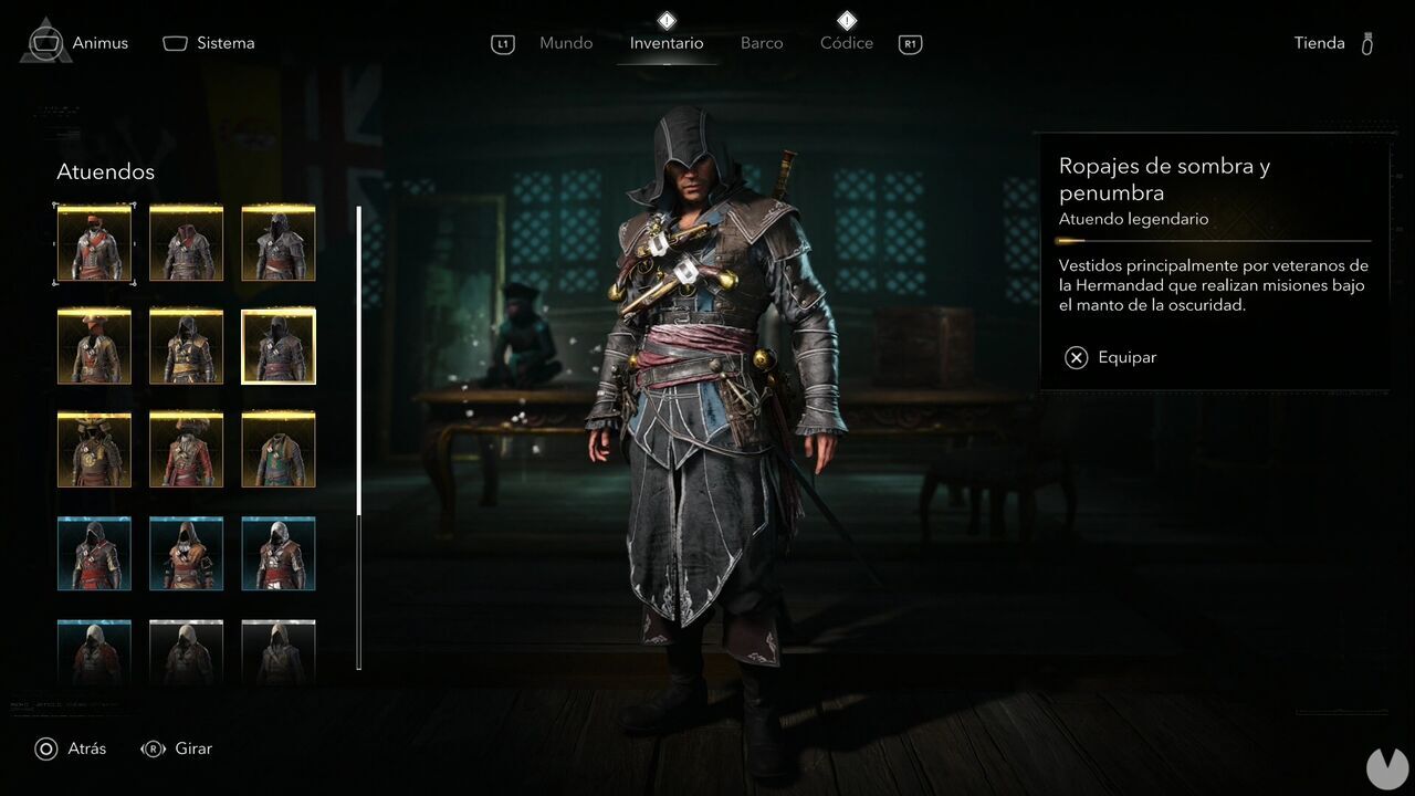 Assassin's Creed Black Flag Resynced - Outfits, Shade and Shadow Robes