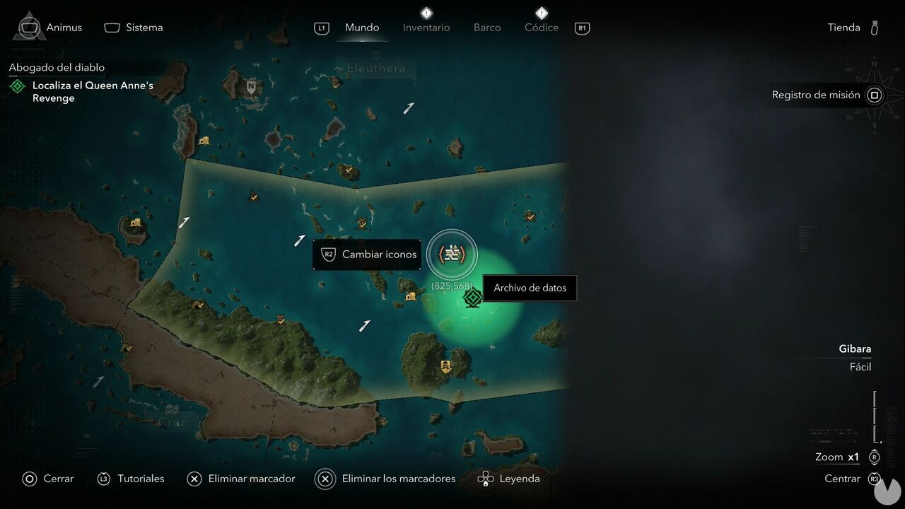 Assassin's Creed Black Flag Resynced - Data Files, location of Devils Movie Review (It's Bad) on the unnamed island in Gibara