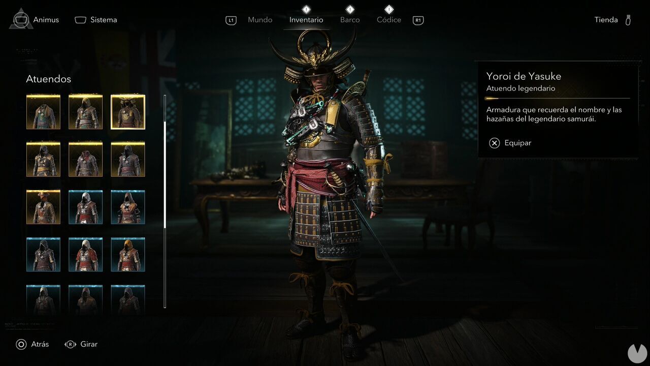 Assassin's Creed Black Flag Resynced - Outfits, Yasuke's Yoroi