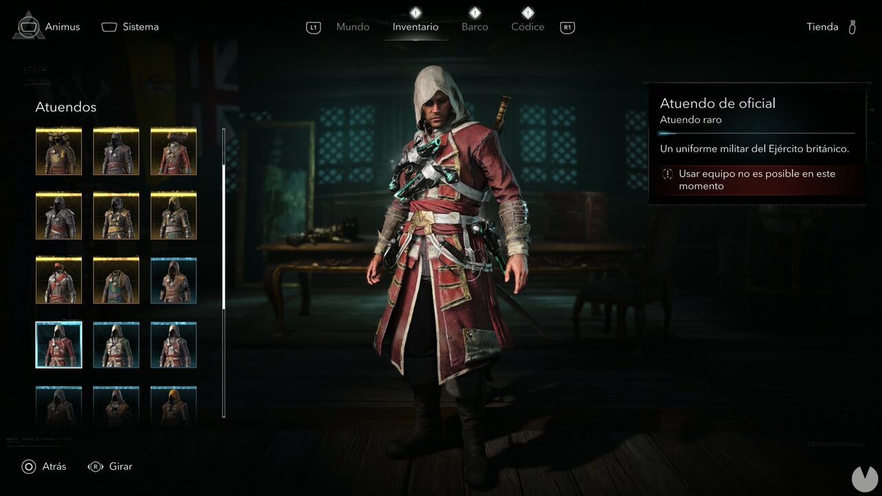 Assassin's Creed Black Flag Resynced - Outfits, Officer's Outfit