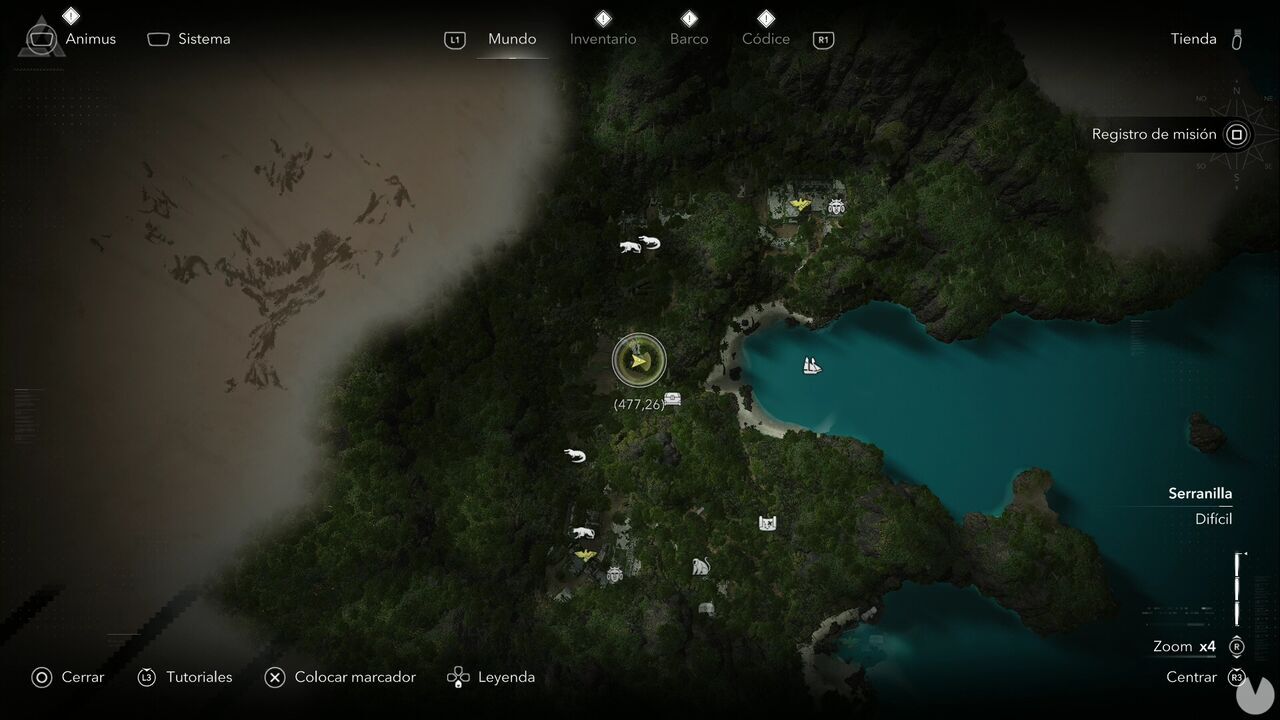 Assassin's Creed Black Flag Resynced - Treasures on Isla Providencia, location of one of the island's chests