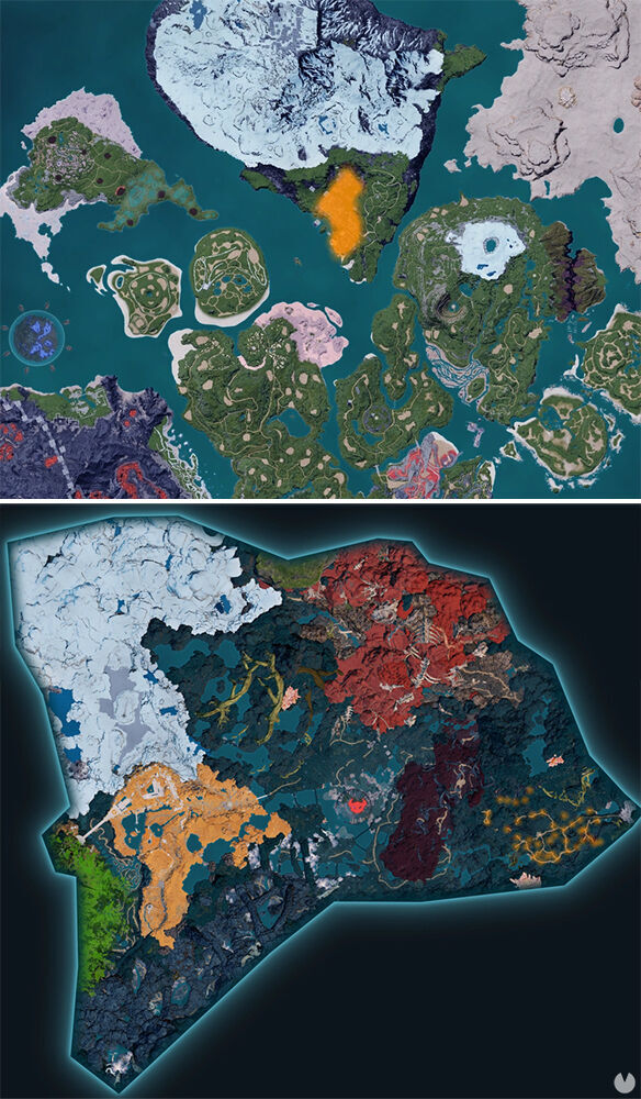 Palworld - Mapa con la localizaci�n del Pal Dualith