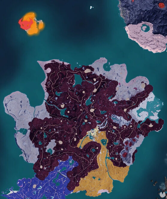 Palworld - Mapa con la localizaci�n del Pal Prixter Lux