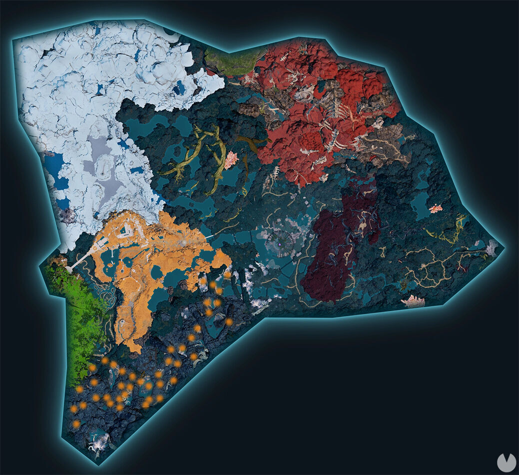 Palworld - Map showing the location of Pal Loomen