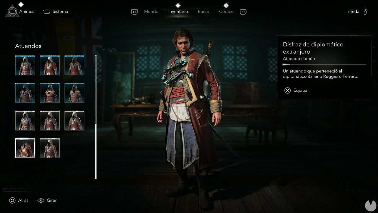 Assassin's Creed Black Flag Resynced - Outfits, Foreign Diplomat Disguise