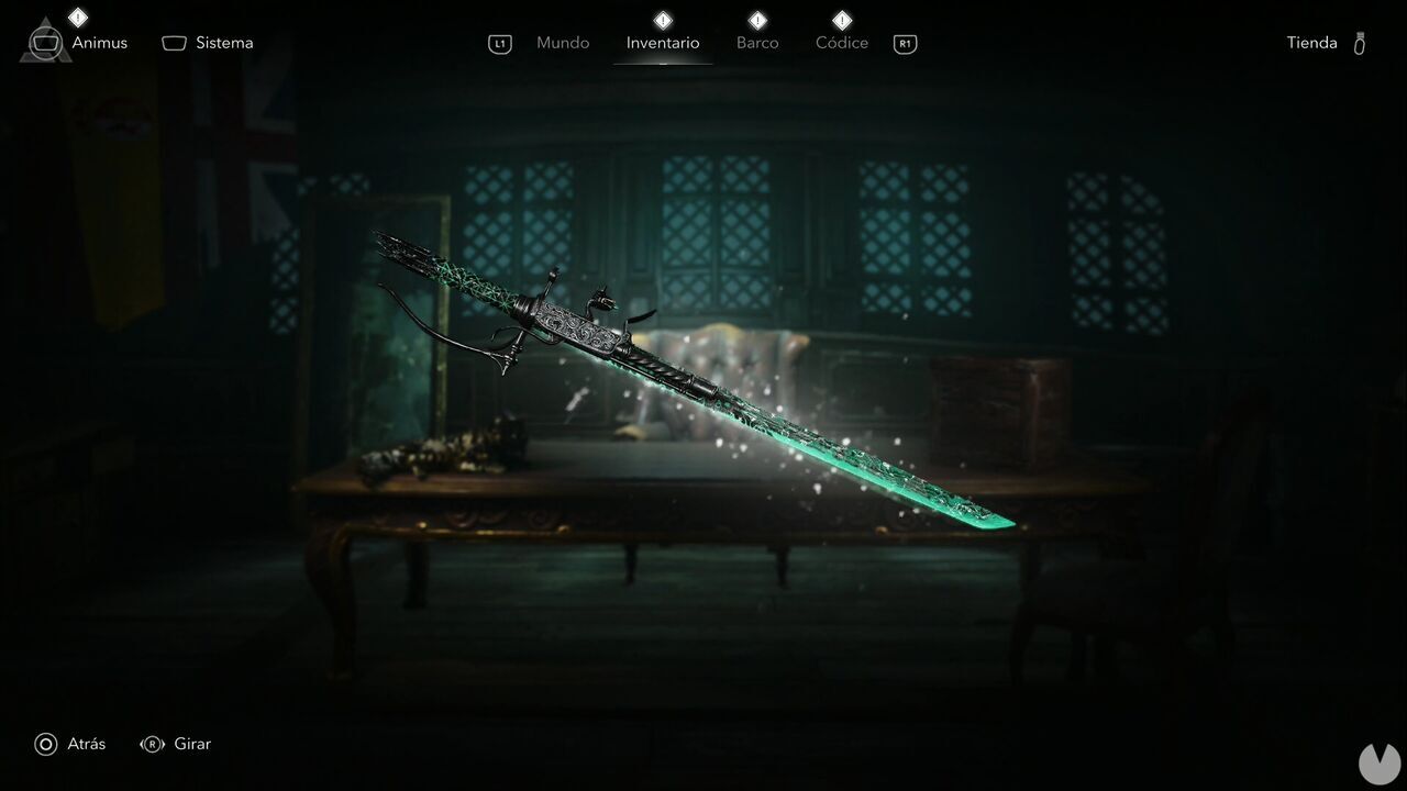 Assassin's Creed Black Flag Resynced - Weapons, Dark Animus Corsair Pistol Swords