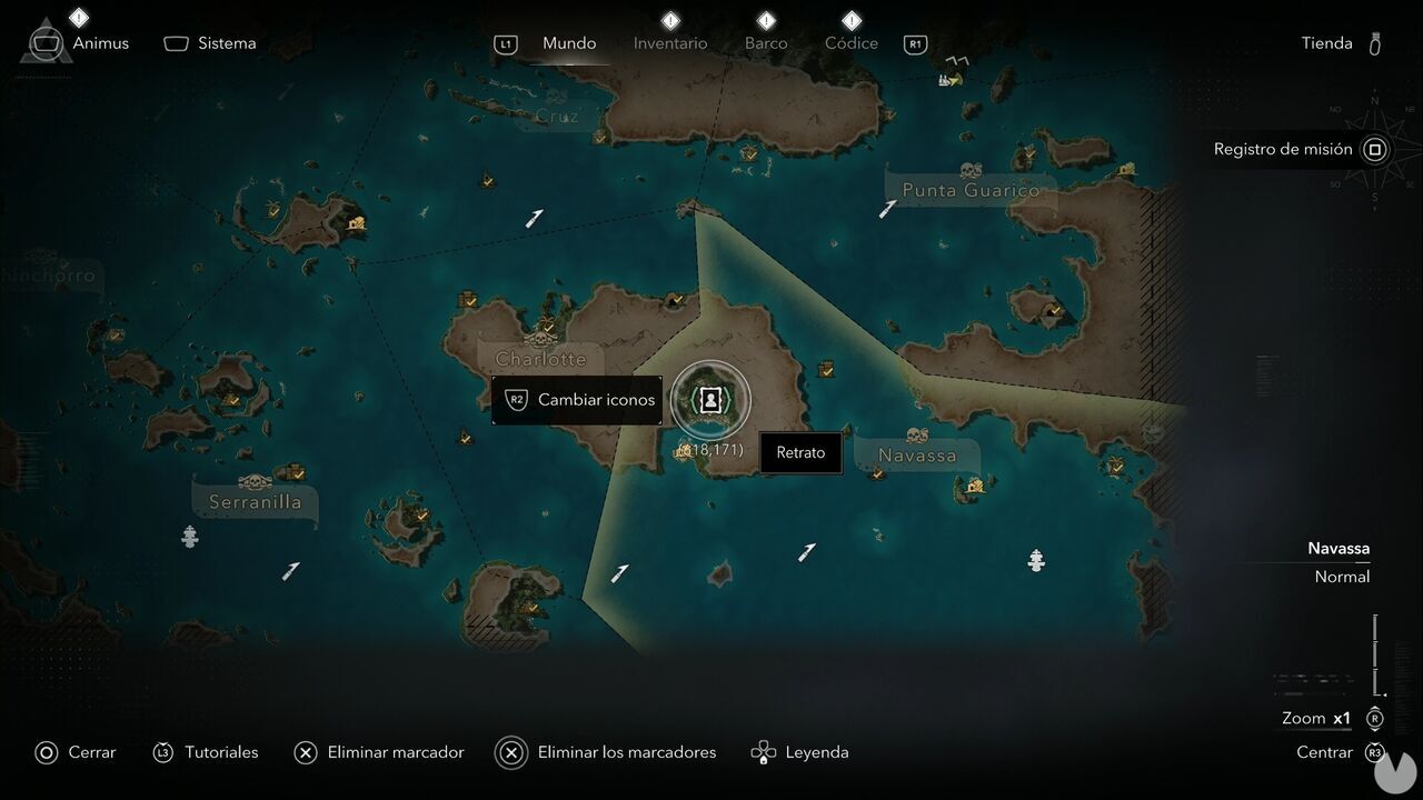 Assassin's Creed Black Flag Resynced - Portraits, location of Woodes Rogers' Portrait in Kingston