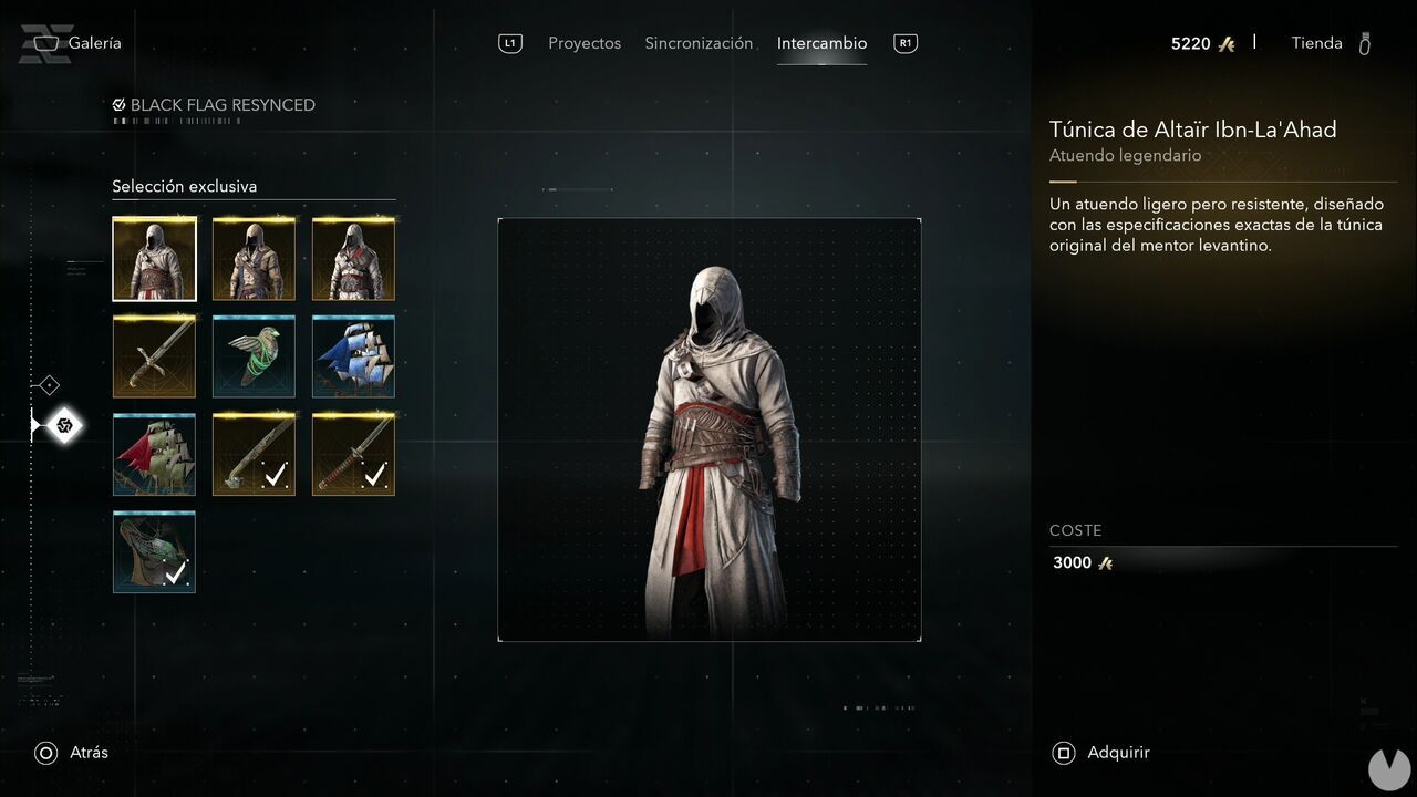 Assassin's Creed Black Flag Resynced - Outfits, Alta�r Ibn-La'Ahad's Robes