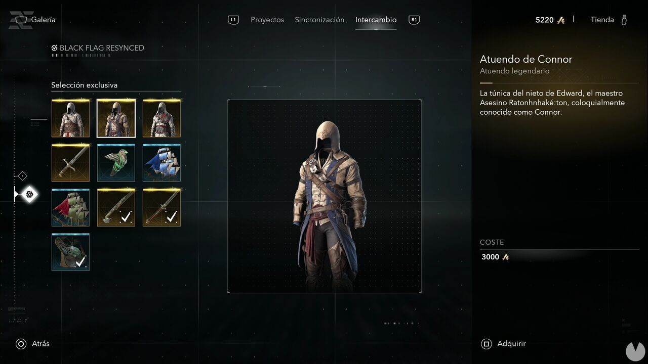 Assassin's Creed Black Flag Resynced - Outfits, Connor's Outfit