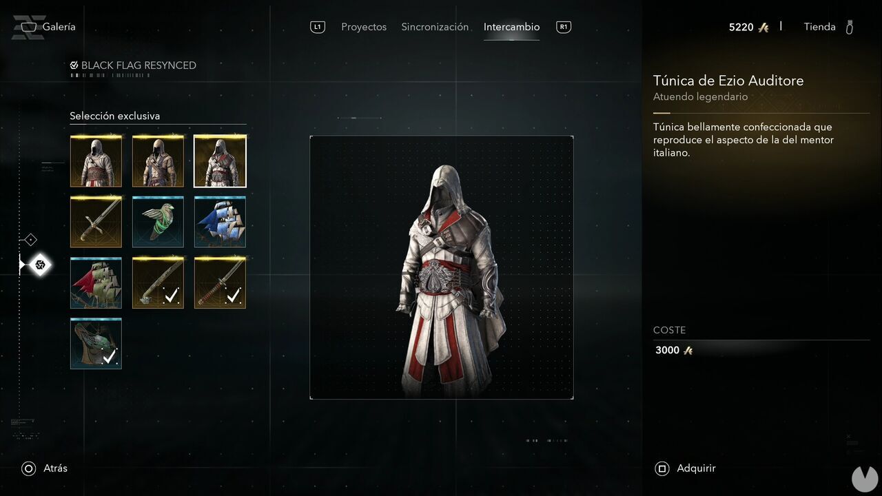 Assassin's Creed Black Flag Resynced - Outfits, Ezio Auditore Robes