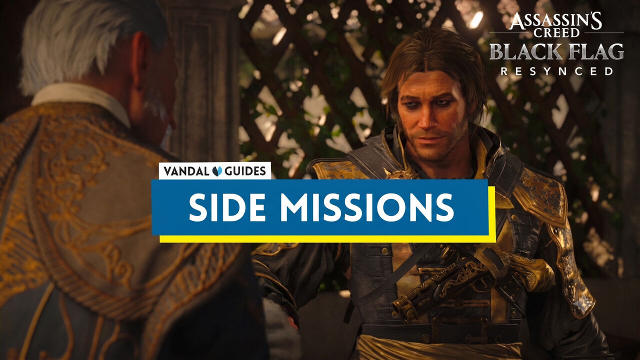 Assassin's Creed Black Flag Resynced - Side Missions section cover