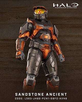 Halo: Campaign Evolved - Skin de armadura Ancestro de Arenisca