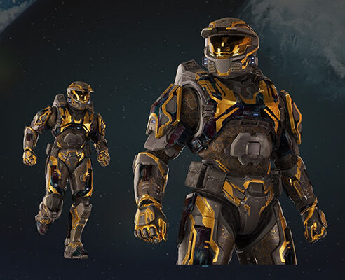 Halo: Campaign Evolved - Skin de armadura �nice dorado