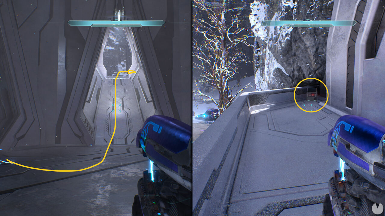 Halo: Campaign Evolved - Tangent I Terminal location