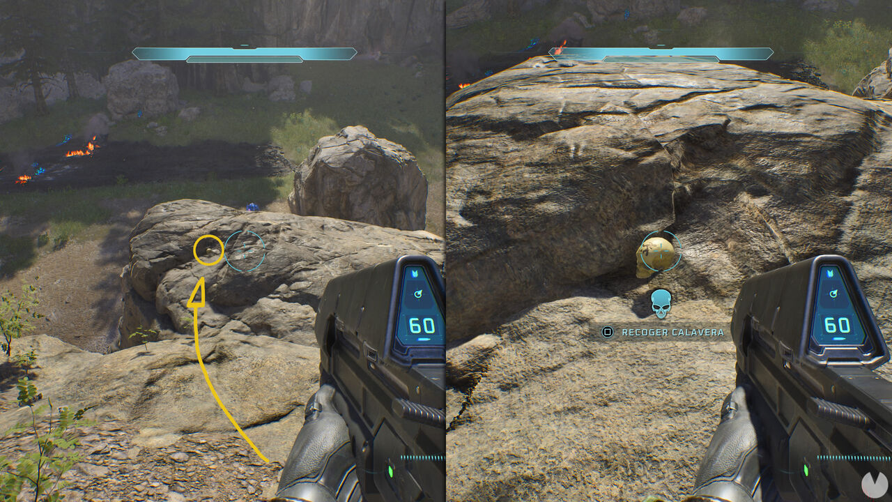 Halo: Campaign Evolved - Floor Is Lava skull location