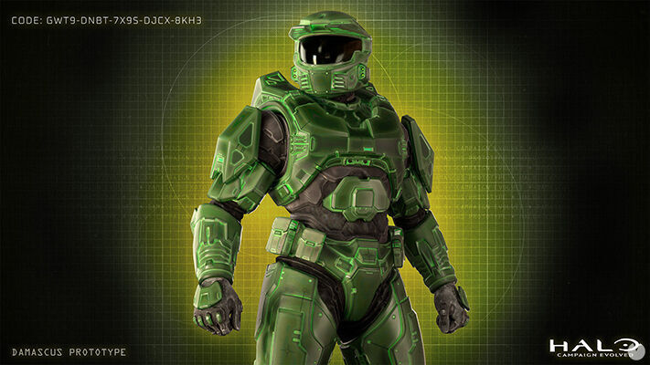 Halo: Campaign Evolved - Damascus Prototype armor skin
