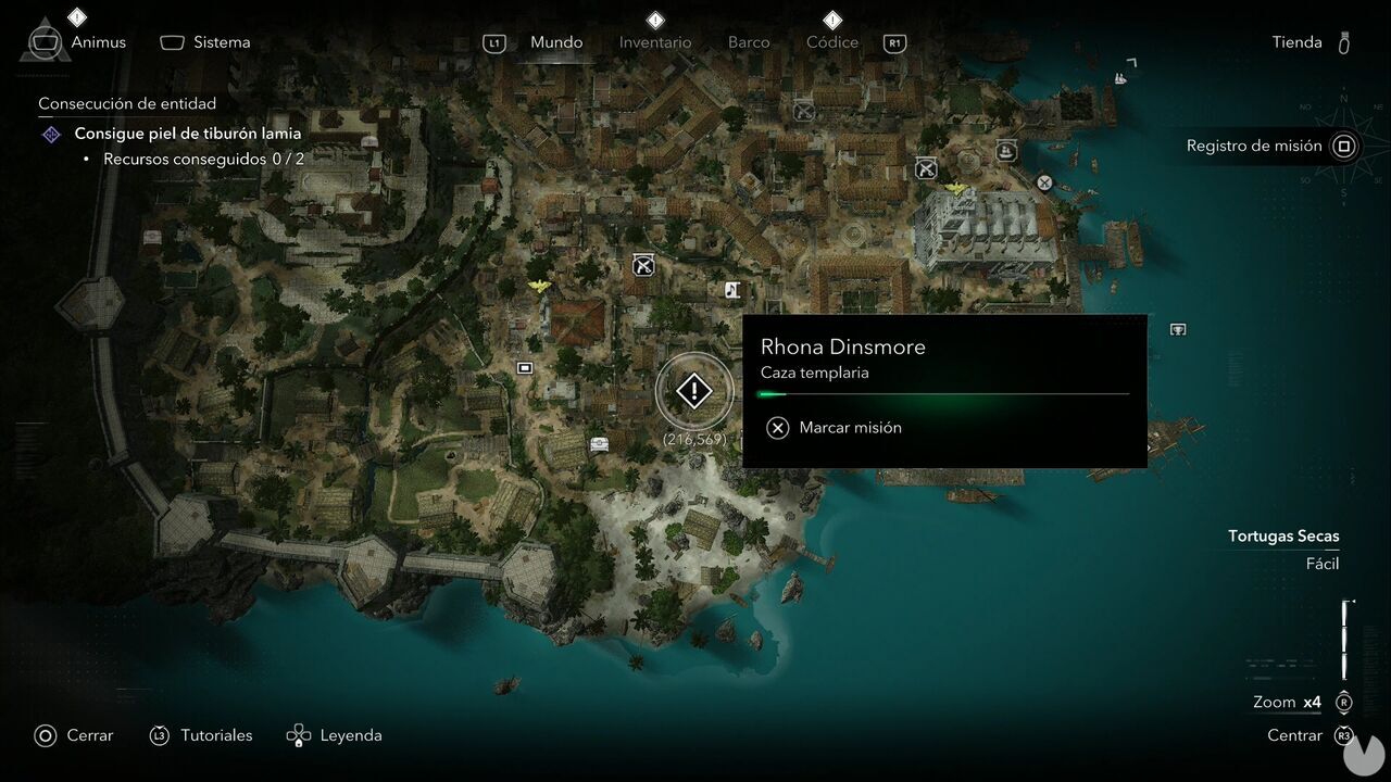 Assassin's Creed Black Flag Resynced - Templar Hunts, location of Rhona Dinsmore's first mission in Havana