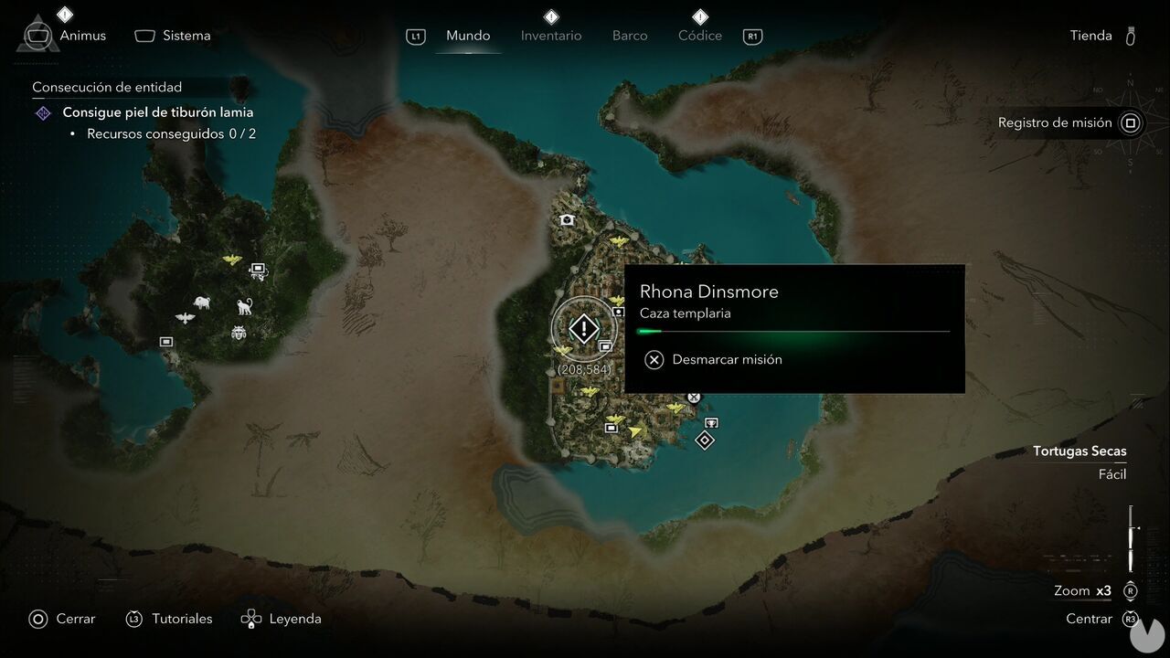 Assassin's Creed Black Flag Resynced - Templar Hunts, location of Rhona Dinsmore's second mission in Havana